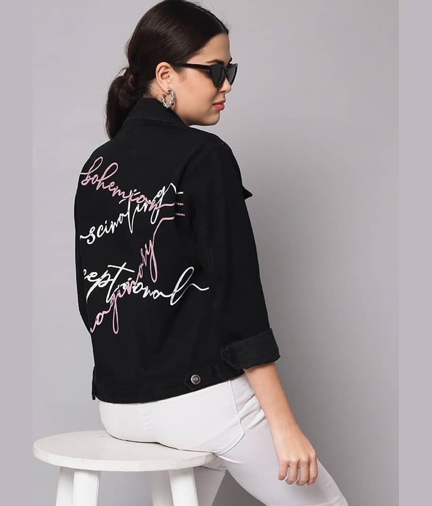 The Dry State "-" Denim Black Jackets - Jackets & Coats | Buy online on ZillyBuy