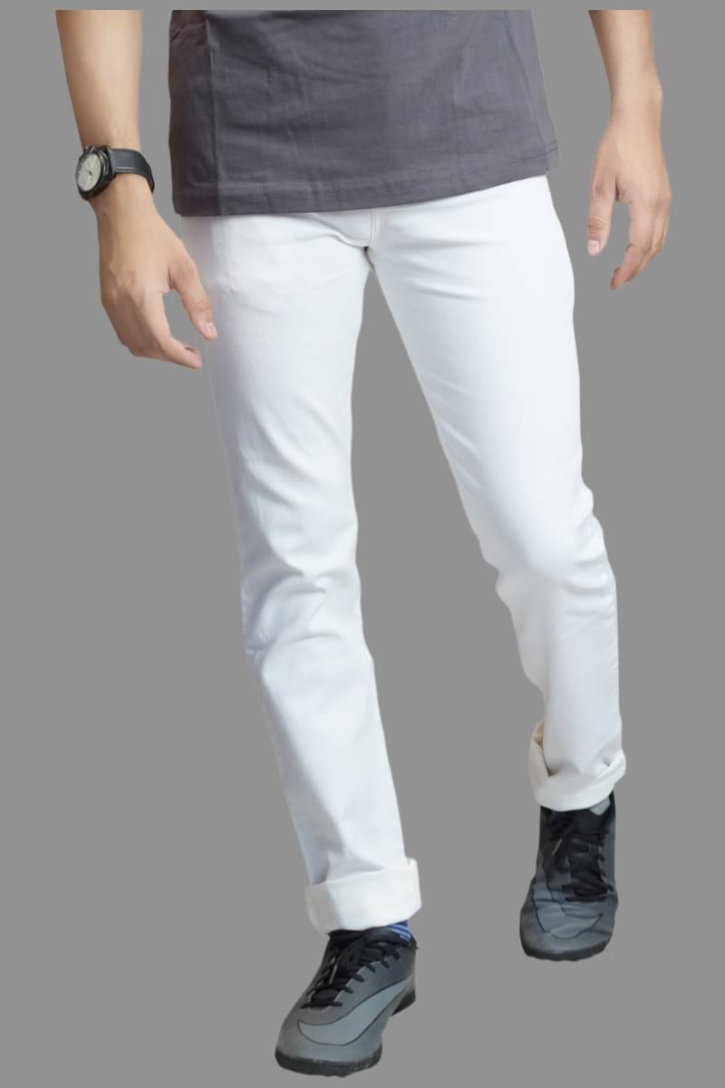     			x20 - White Denim Skinny Fit Men's Jeans ( Pack of 1 )