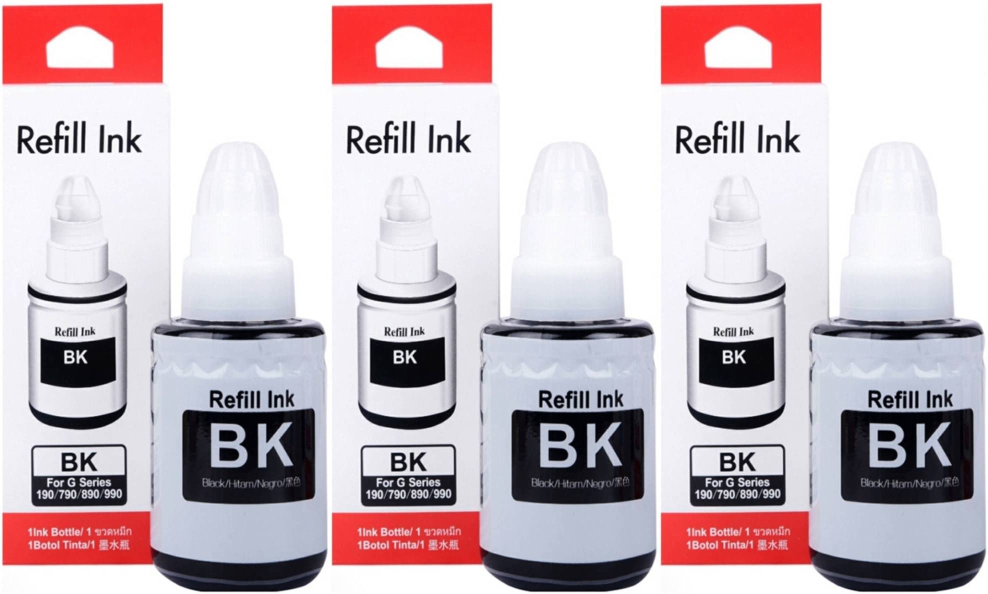     			zokio 790 INK For G2012 Black Pack of 3 Cartridge for Inkjet Printers G1000,G1010,G1100,G2000,G2002,G2010,G2012,G2100,G3000,G3010,G3012,G3100,G4000,G4010