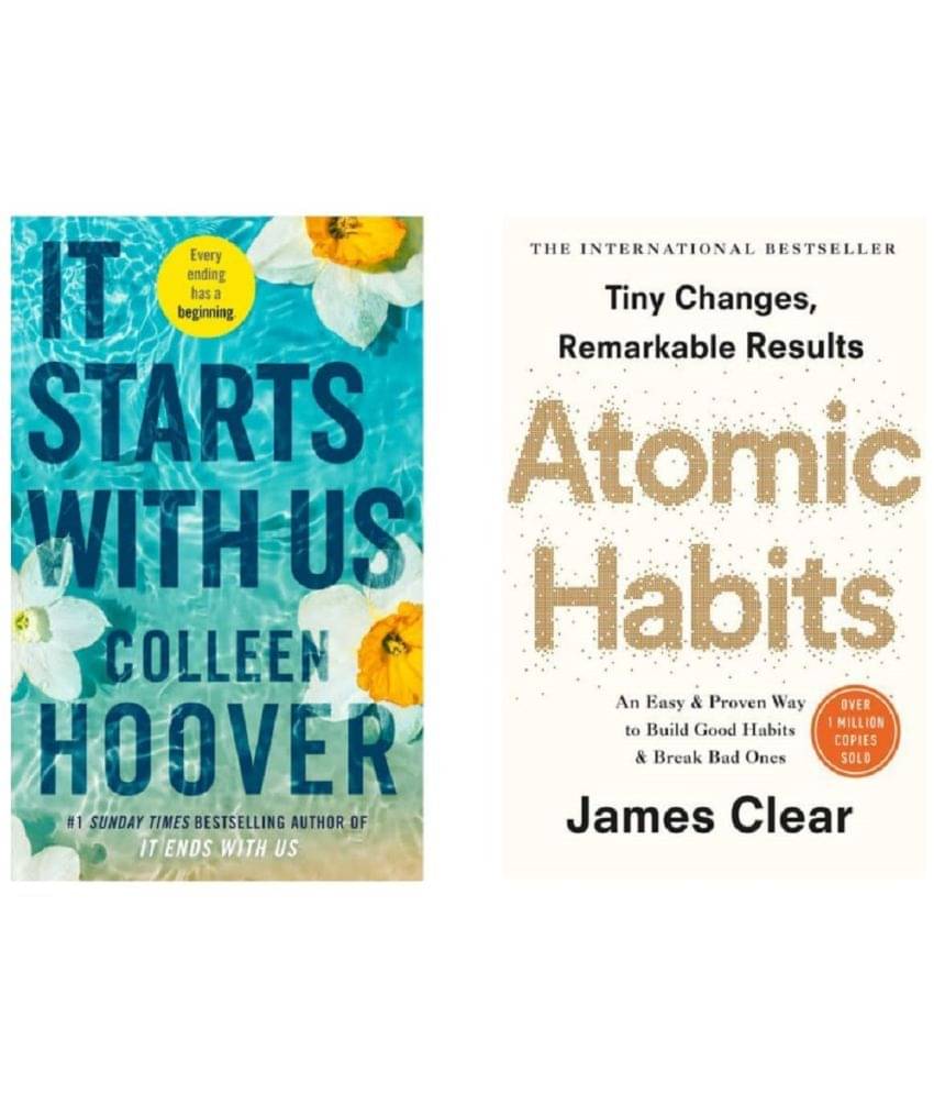 ( Combo of 2 books ) Atomic habit & it starts with us ( paperback ) ( Combo of 2 books ) Atomic habit & it starts with us ( paperback )
