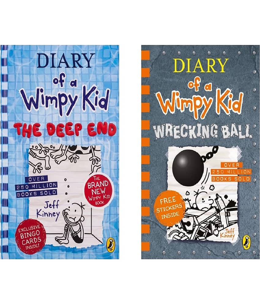 Diary of a Wimpy Kid: Wrecking Ball & Diary Of A Wimpy Kid: The Deep End - Stationery | Buy online on ZillyBuy