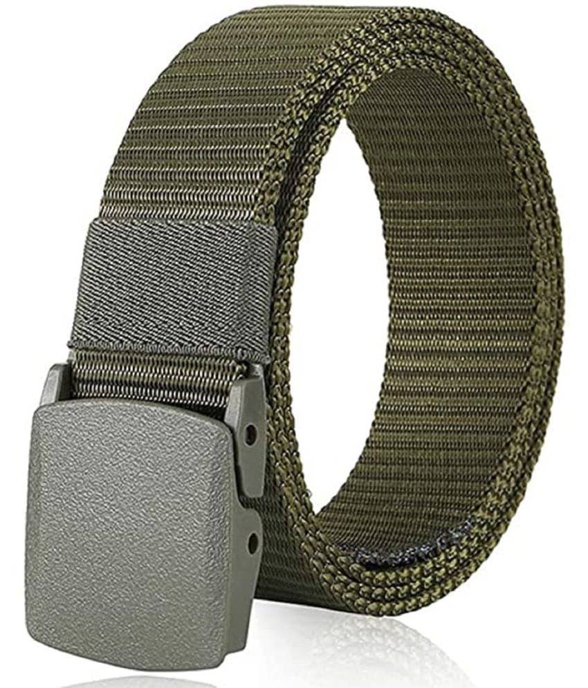     			Kingluster - Green Nylon Men's Casual Belt ( Pack of 1 )