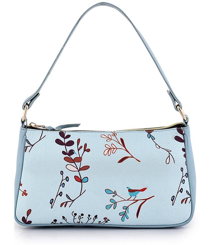     			SAKWOODS Handheld Canvas Set of 1 ( Blue )