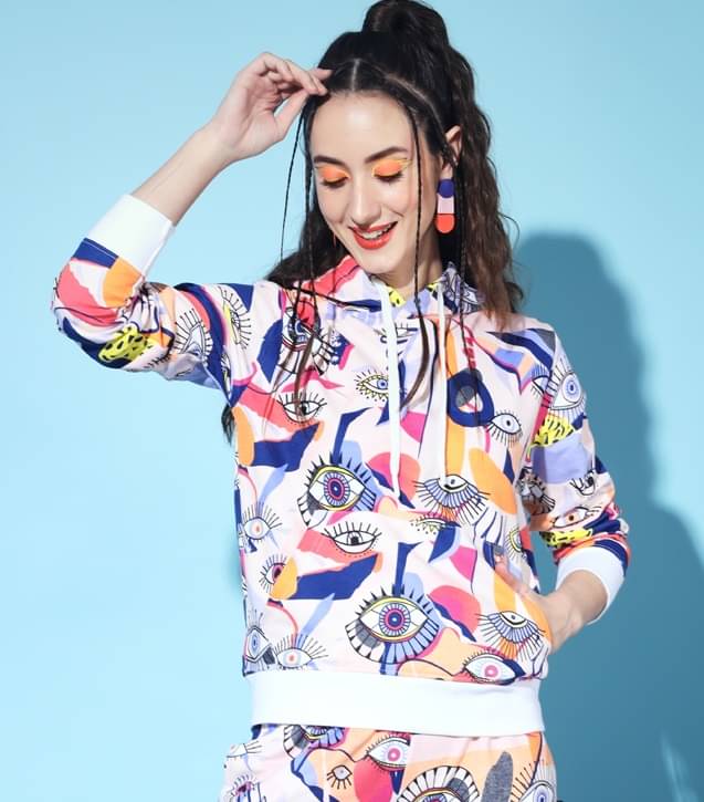 The Dry State Fleece Multi Color Hooded Sweatshirt The Dry State Fleece Multi Color Hooded Sweatshirt