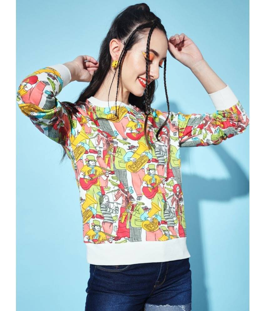     			The Dry State Fleece Multi Color Non Hooded Sweatshirt