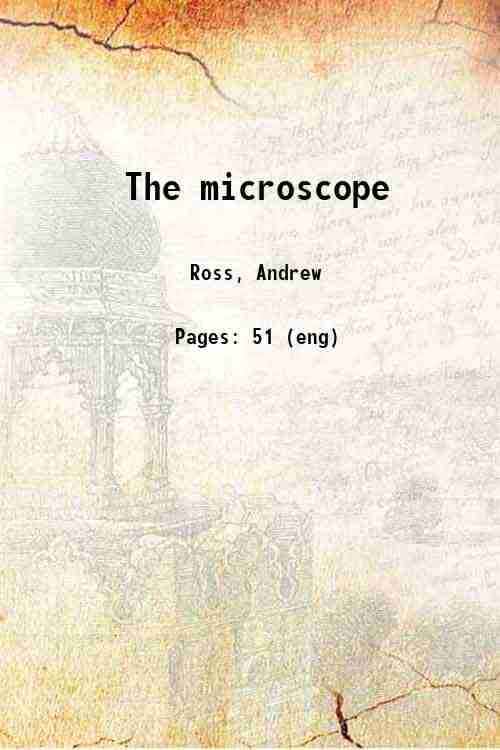     			The microscope 1877 [Hardcover]