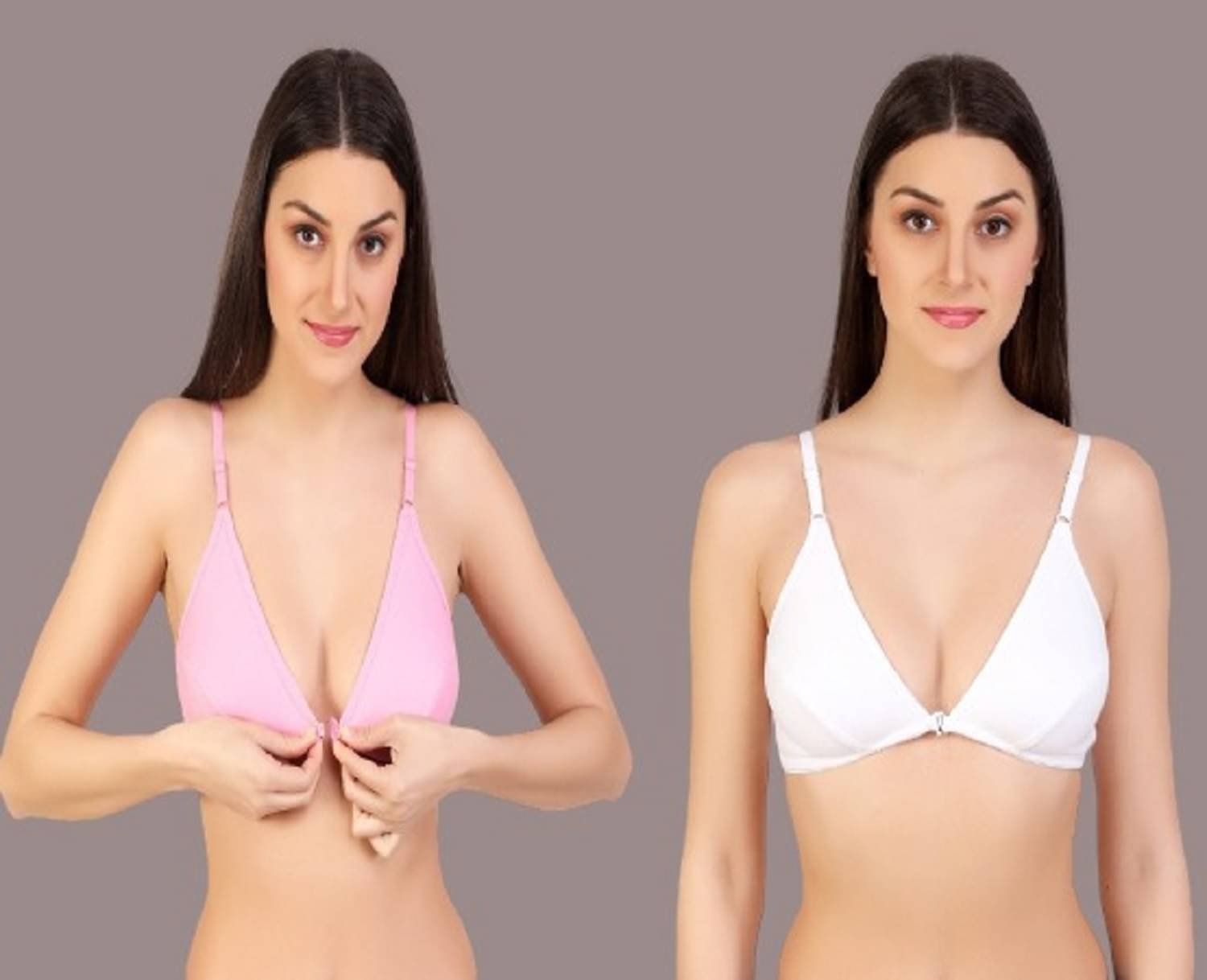     			Zourt Pack of 2 Cotton Non Padded Women's Everyday Bra ( Multicolor )