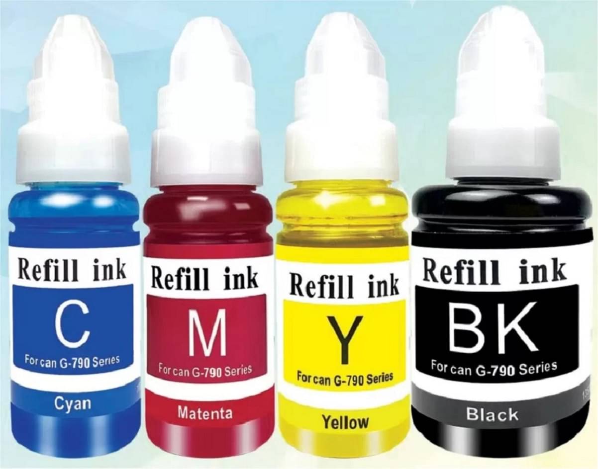     			zokio 790 INK For G2012 Multicolor Pack of 4 Cartridge for Inkjet Printers G1000,G1010,G1100,G2000,G2002,G2010,G2012,G2100,G3000,G3010,G3012,G3100,G4000