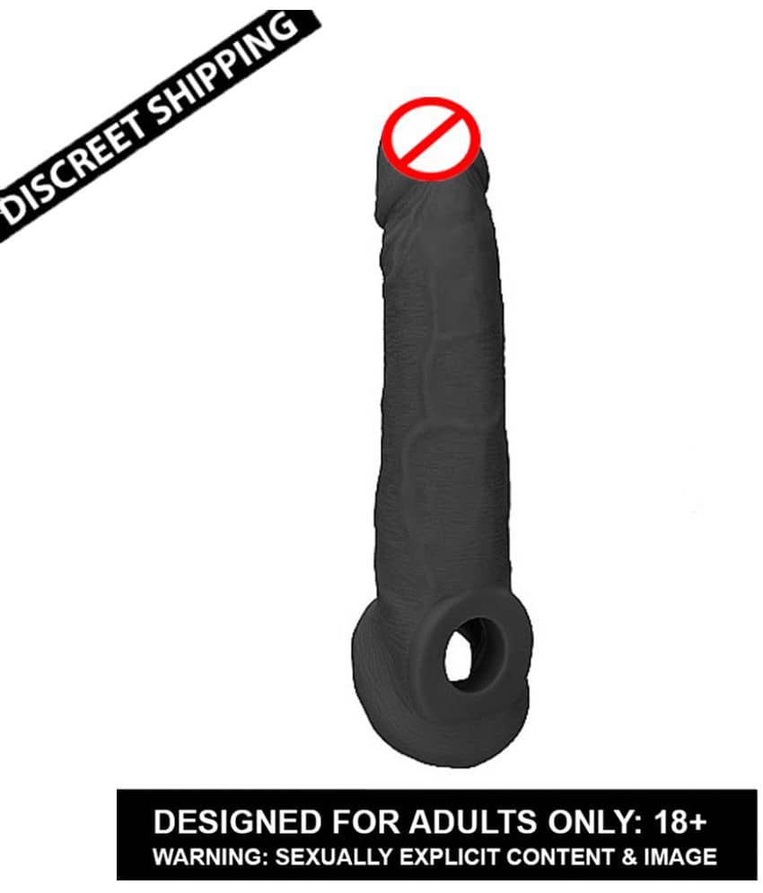 Dragon 9 Inch Pure Silicone Reusable Jumbo Penis Extension Sleeve