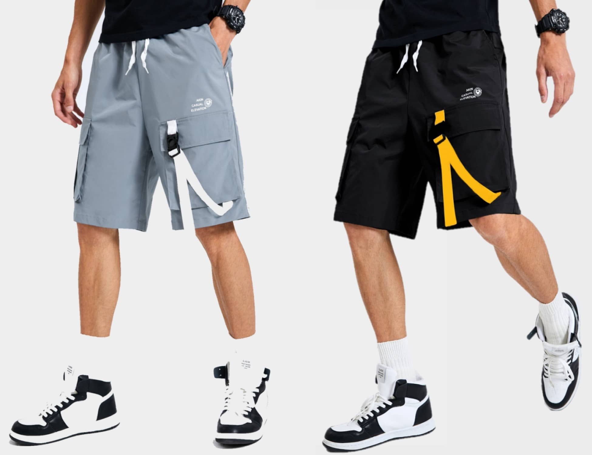 HVBK - Multi Polyester Men's Shorts ( Pack of 2 ) - Shorts | Buy online on ZillyBuy