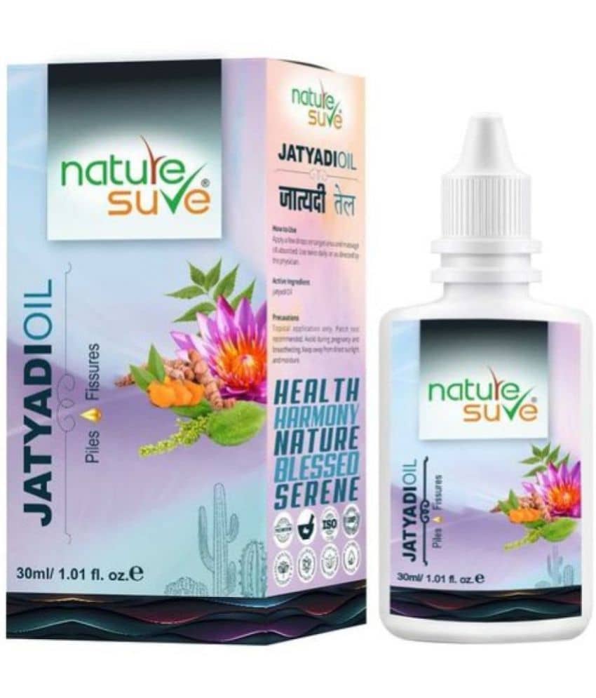 Nature Sure Jatyadi Oil for Piles and Fissures in Men & Women - 1 Pack (30ml)