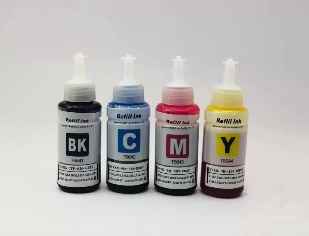    			zokio 664 L130 EPS0N Multicolor Pack of 4 Cartridge for Refill For EPS0N T664 L100 , L110 , L130 , L200 , L210 , L220 , L300 , L1300 , L310 , L350 , L360