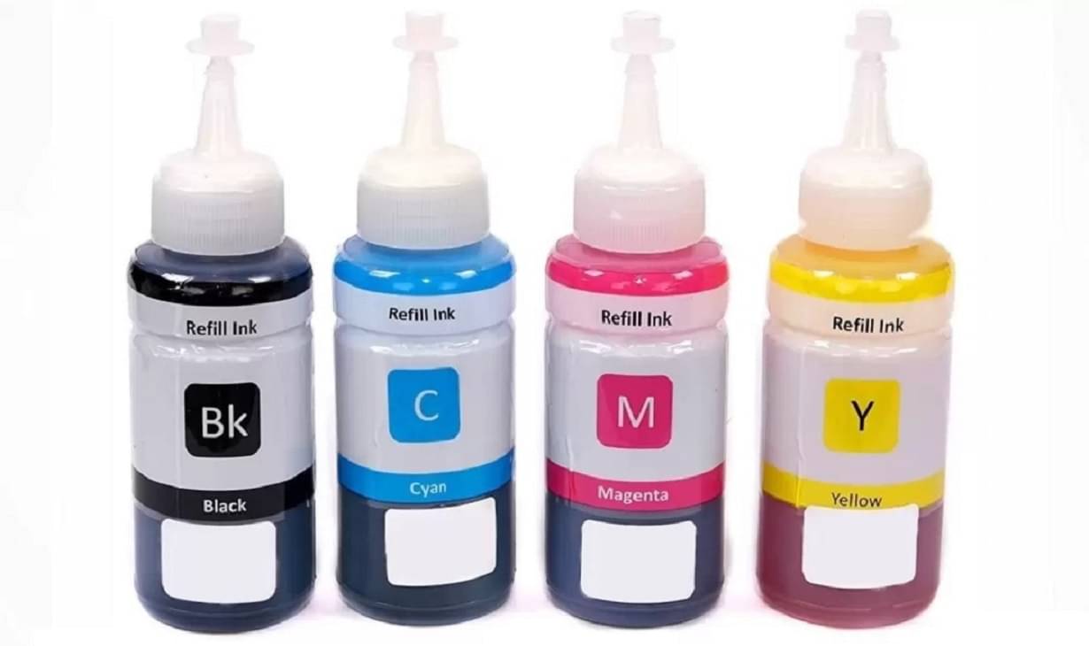     			zokio 664 L380 EPS0N Multicolor Pack of 4 Cartridge for Refill For EPS0N T664 L100 , L110 , L130 , L200 , L210 , L220 , L300 , L1300 , L310 , L350 , L360