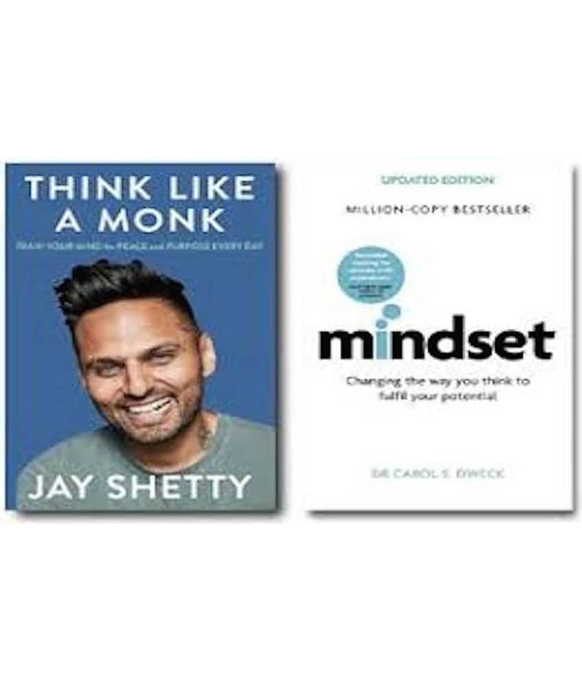 ( 2 Books Combo) Think Like a Monk + Mindset - Stationery | Buy online on ZillyBuy
