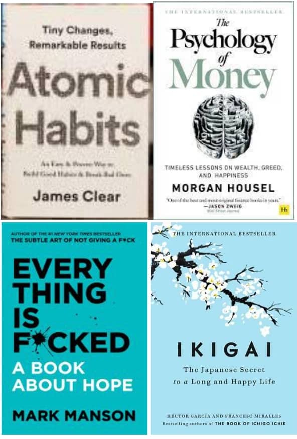 Atomic Habits + Psychology of Money + Everything + Ikigai - Stationery | Buy online on ZillyBuy
