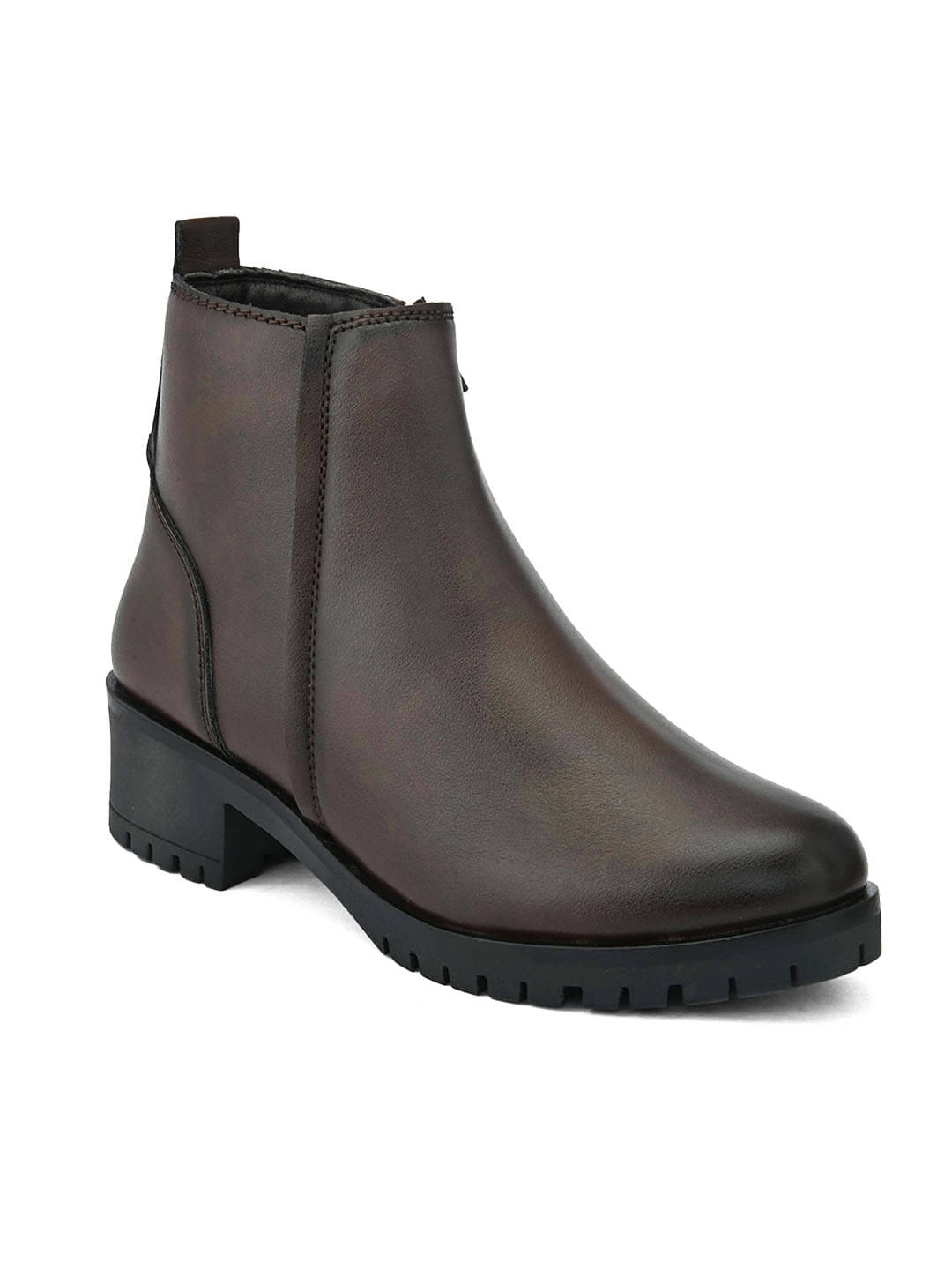     			Fentacia - Brown Women's Ankle Length Boots