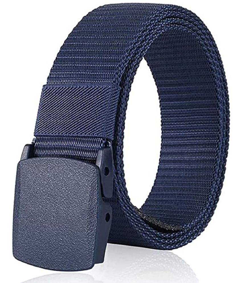     			Kingluster - Blue Canvas Men's Casual Belt ( Pack of 1 )