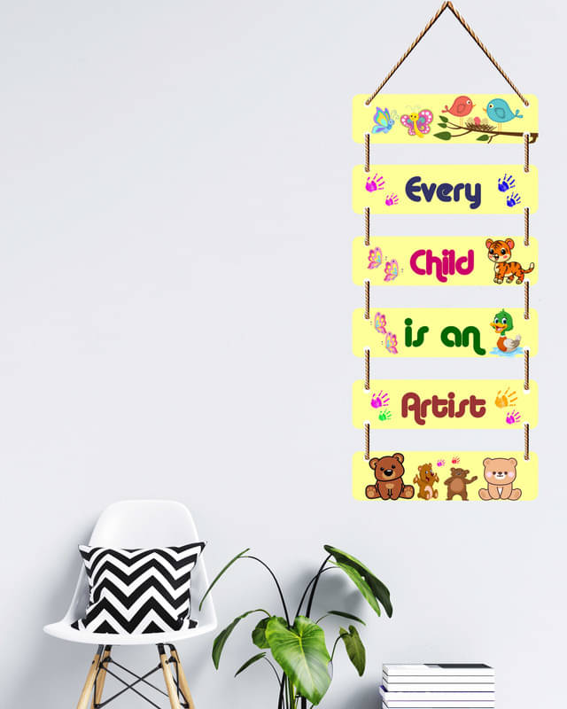     			Saf Wood Rectangular Decoratives Panel Multi - Pack of 1
