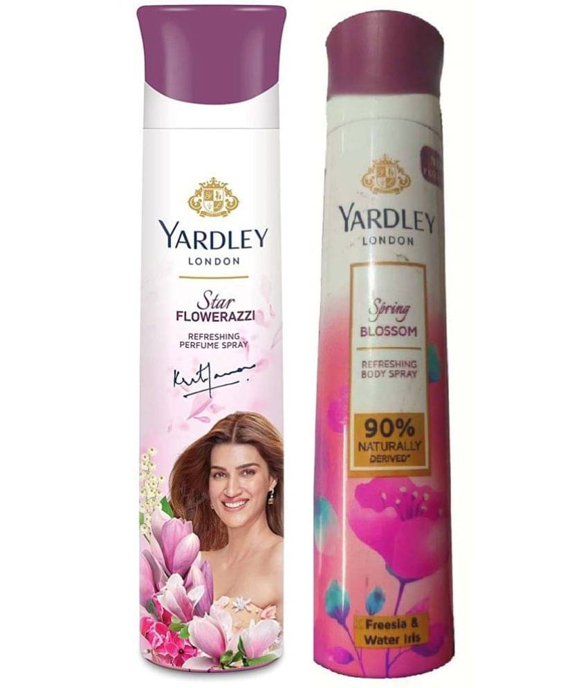     			Yardley London - 1FLAWERAZZI & SPRING BLOSOOM 150ML EACH, Deodorant Spray for Women 300 ml ( Pack of 2 )