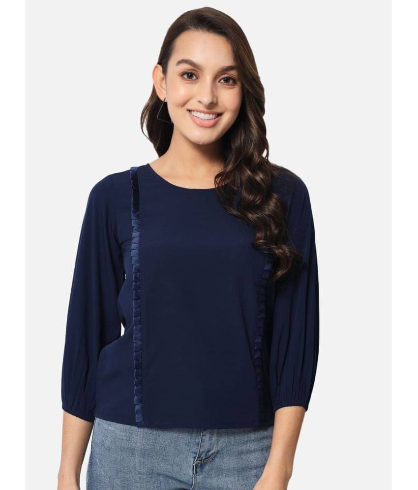 ALL WAYS YOU Women's Polyester Regular Top ( Blue ) ALL WAYS YOU Women's Polyester Regular Top ( Blue )