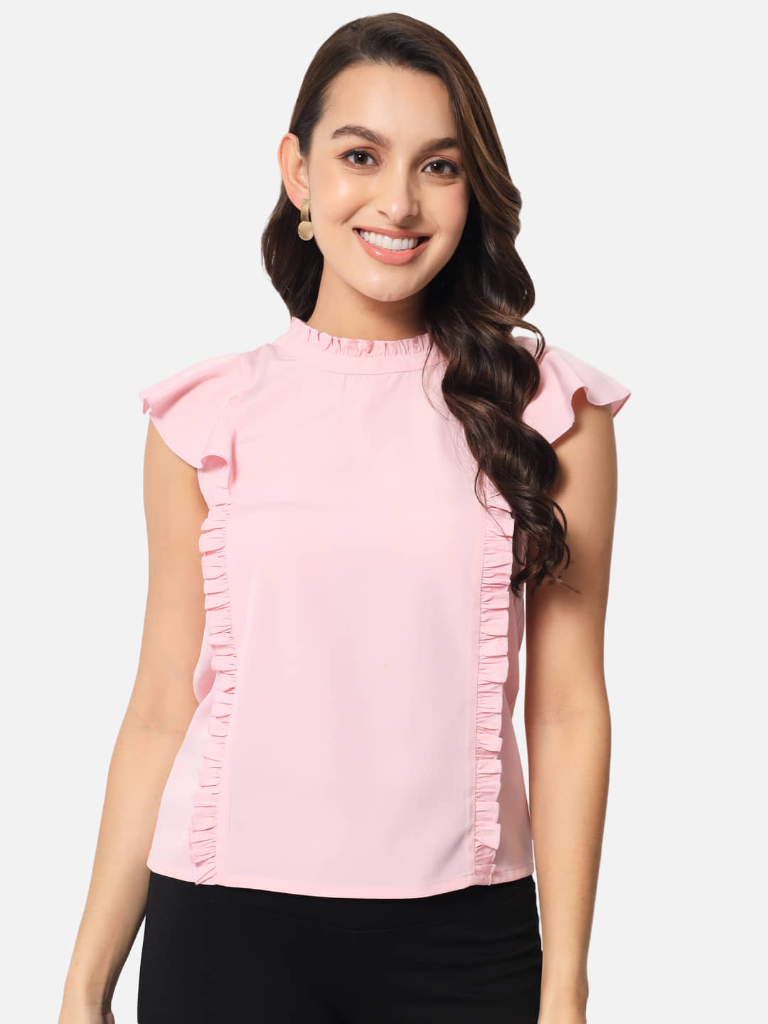 ALL WAYS YOU Women's Polyester Regular Top ( Pink )