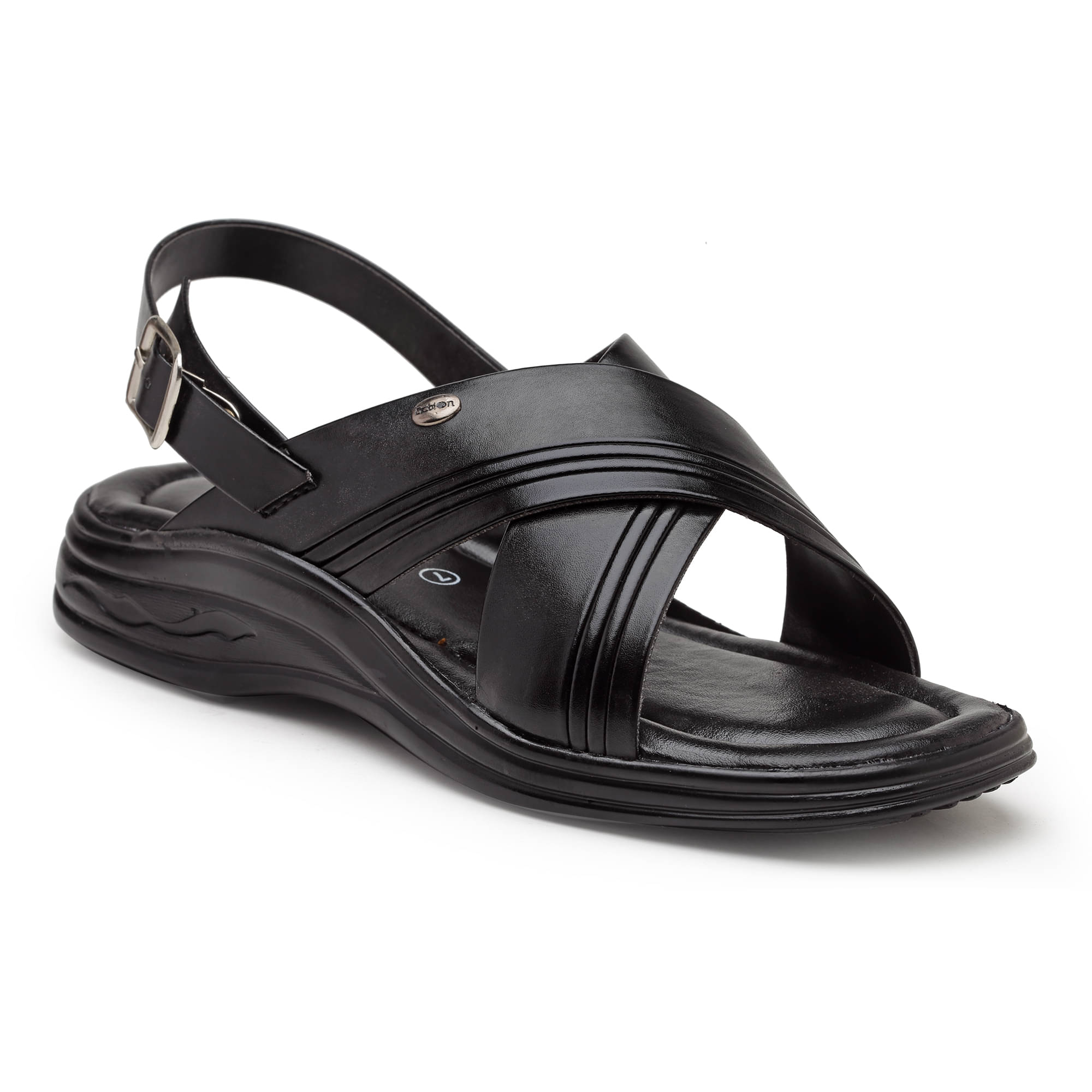     			Action - Black Men's Sandals