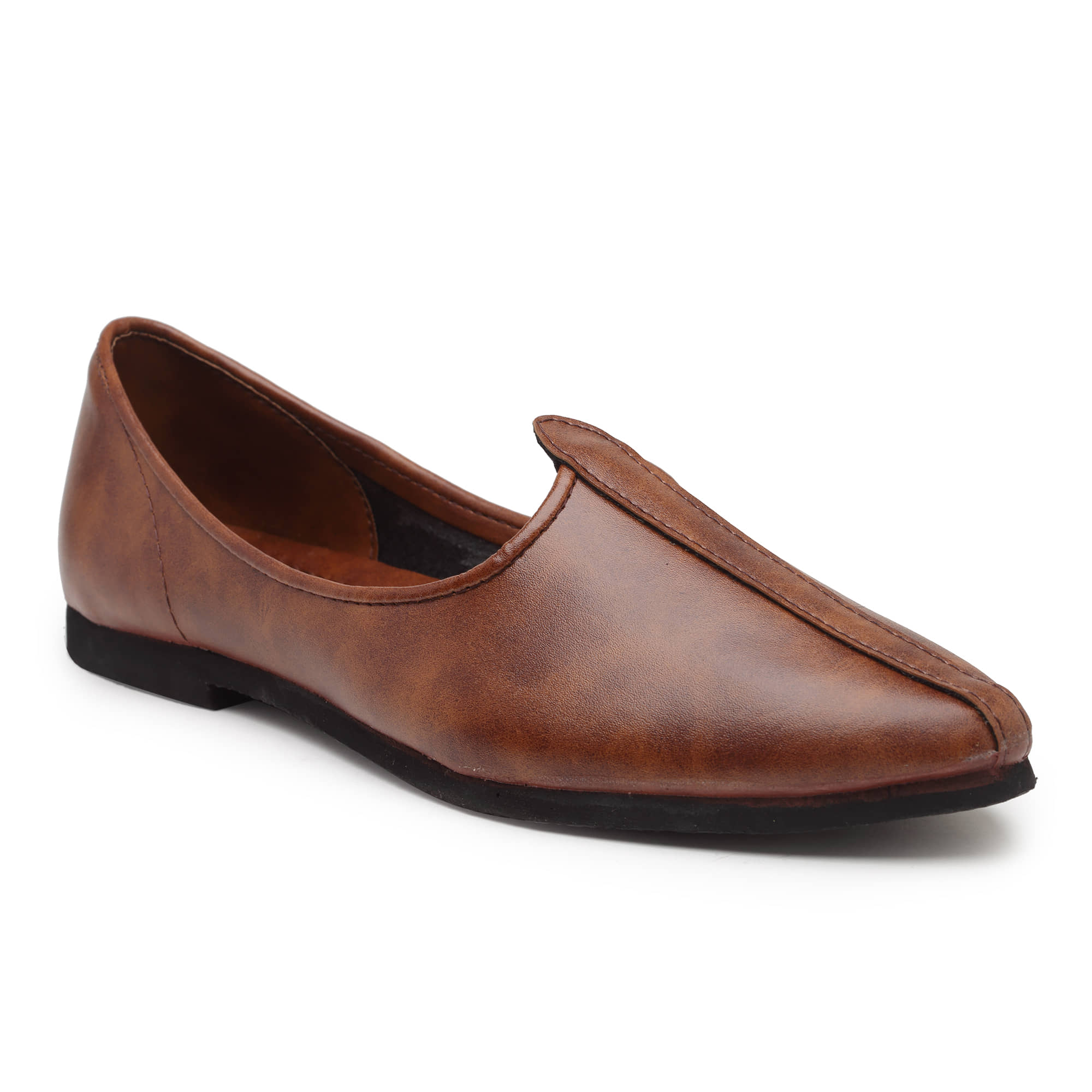 Action - Brown Men's Jutti - Ethnic Shoes | Buy online on ZillyBuy