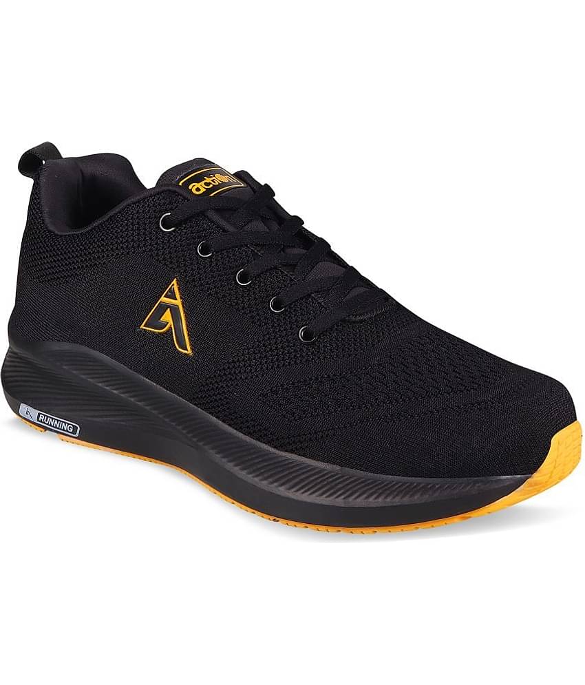 Action - Mesh Running shoes Black Men's Sports Running Shoes