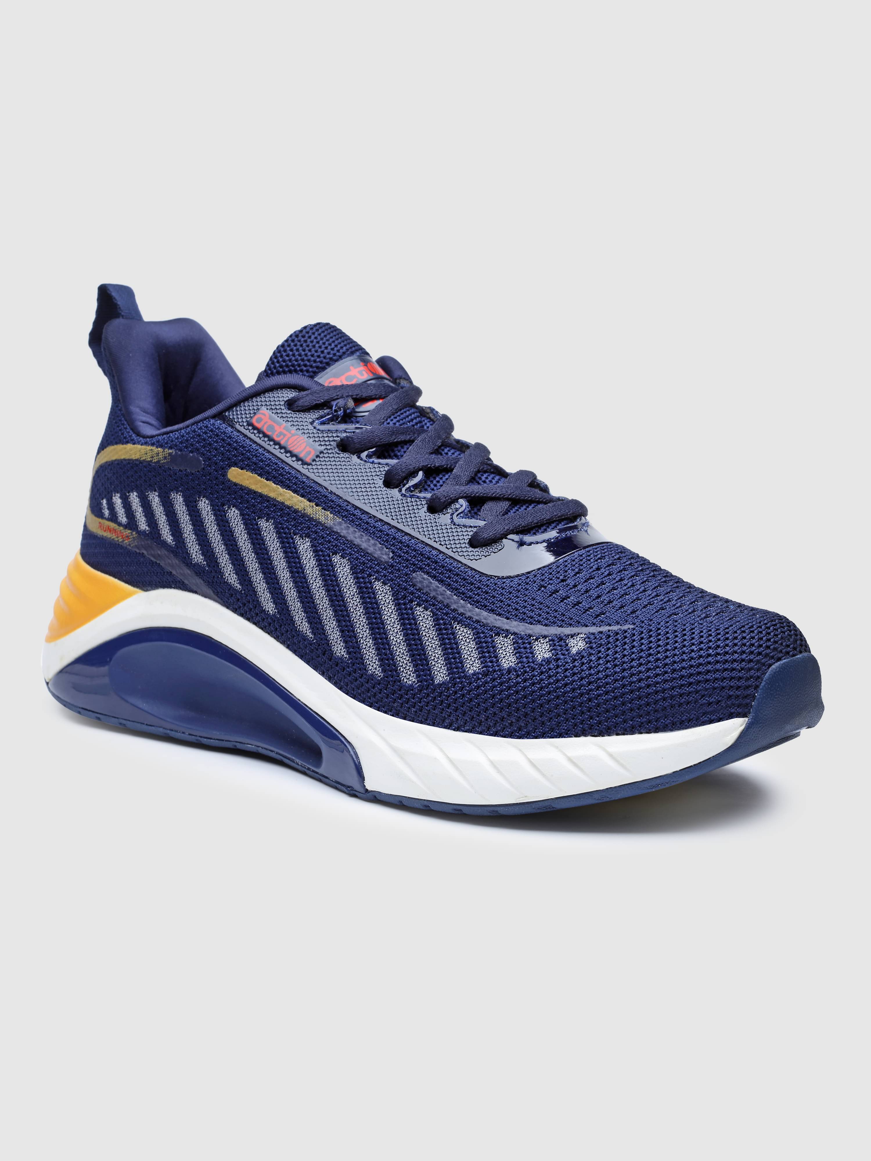 Action - Mesh Running shoes Navy Men's Sports Running Shoes Action - Mesh Running shoes Navy Men's Sports Running Shoes