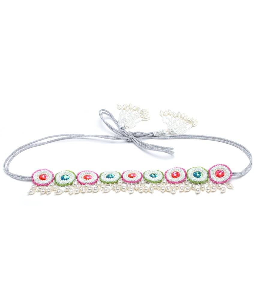     			Anekaant - Fabric Women's Embellished Belt ( Pack of 1 )