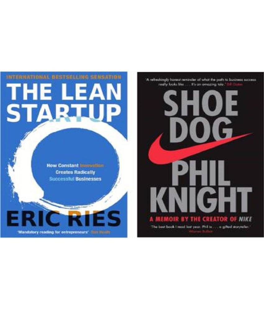     			(Best Selling Combo) Lean Startup + Shoe Dog - paperback