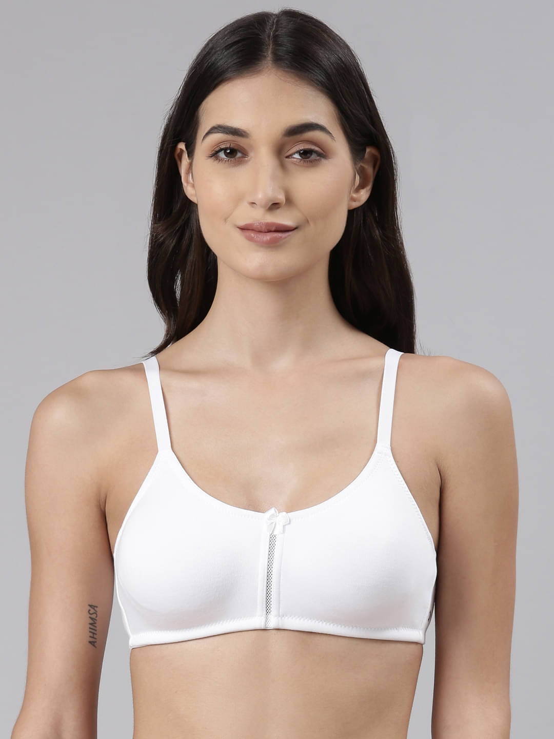     			Dollar Missy - White Cotton Lightly Padded Women's T-Shirt Bra ( Pack of 1 )