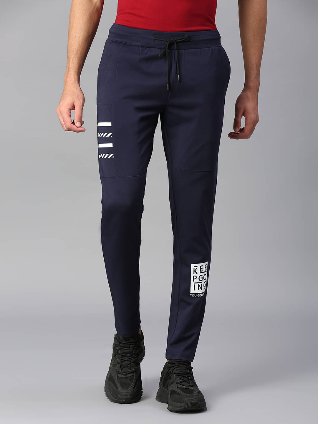     			HJ HASASI - Blue Cotton Blend Men's Trackpants ( Pack of 1 )