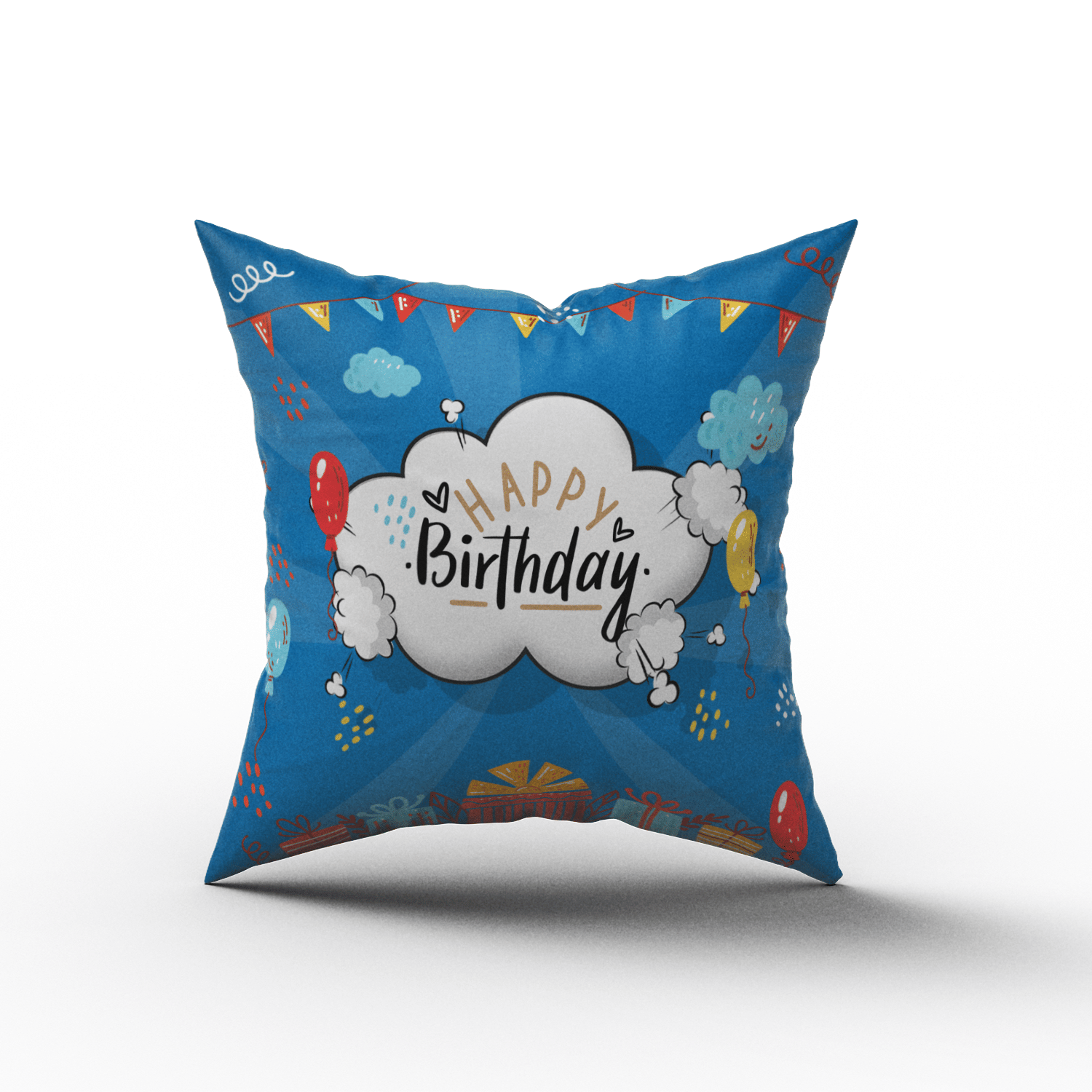 Ros - Multicolor Nylon Gifting Printed Cushion