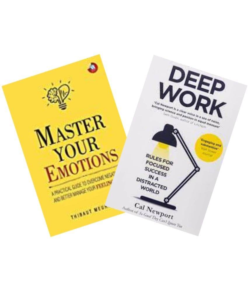     			Master Your Emotions + Deep Work (English, Paperback )