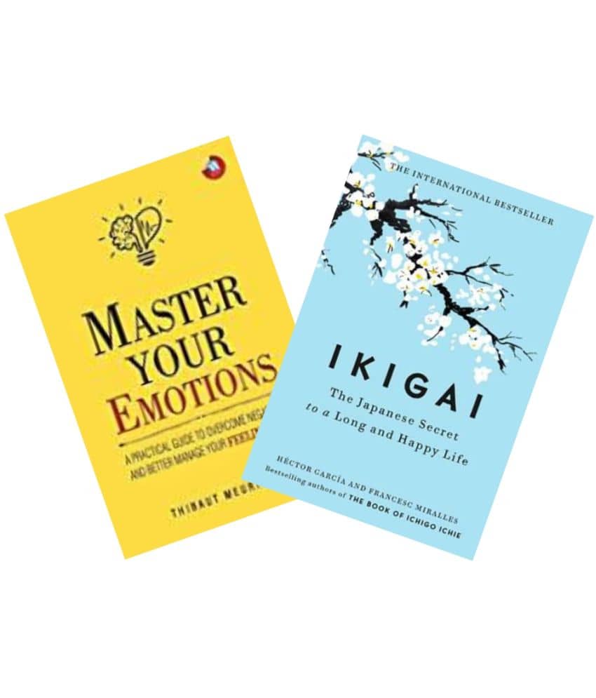 Master Your Emotions  + Ikigai (English, Paperback ) - Stationery | Buy online on ZillyBuy