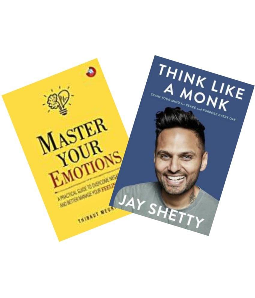 Master Your Emotions + Think Like A Monk (English, Paperback ) Master Your Emotions + Think Like A Monk (English, Paperback )