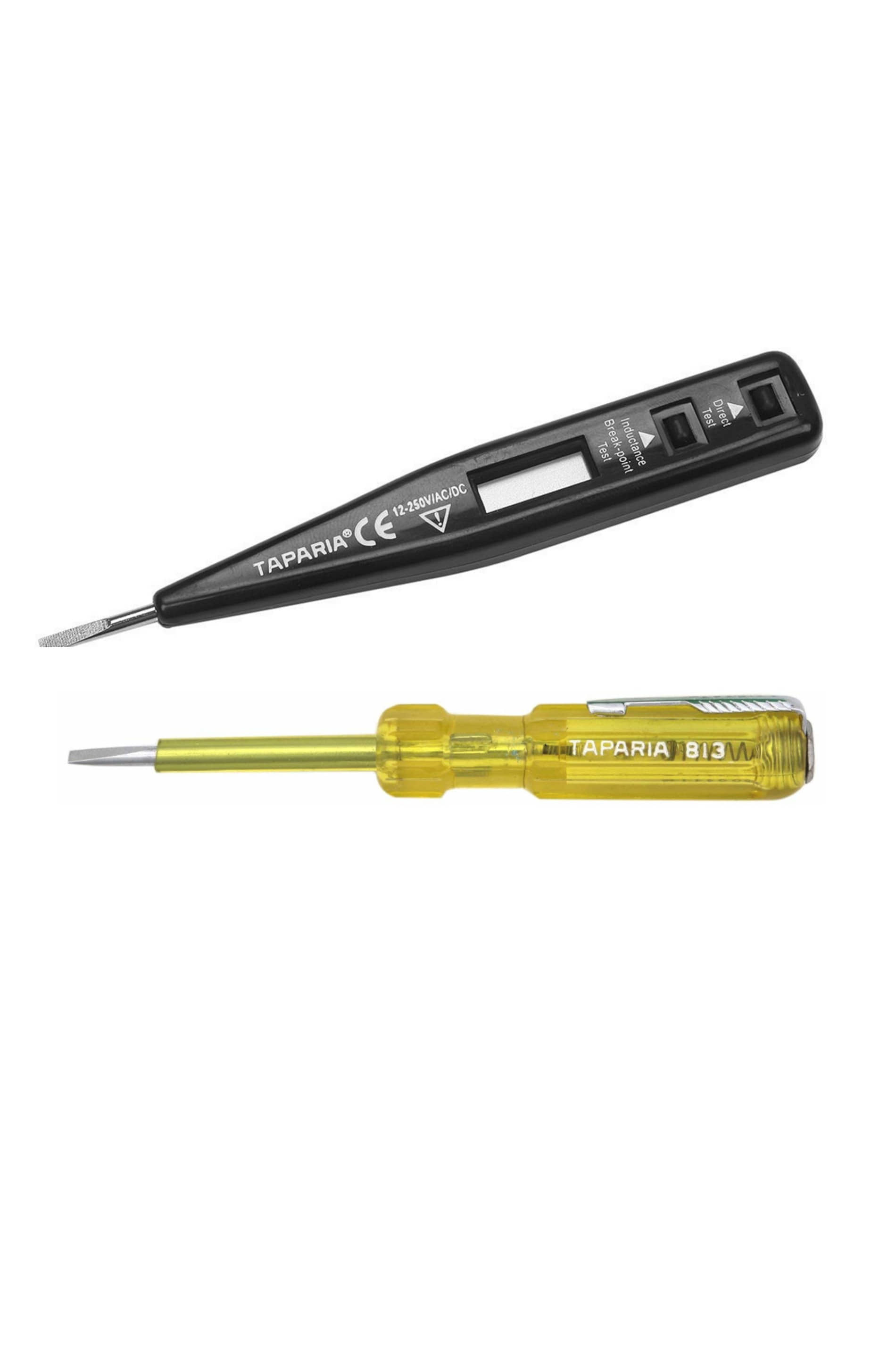 Taparia Set Of 2 Hand Tool Combo ( Digital Tester (Mdt 81)/Screwdriver Cum Line Tester Yellow(813/814)