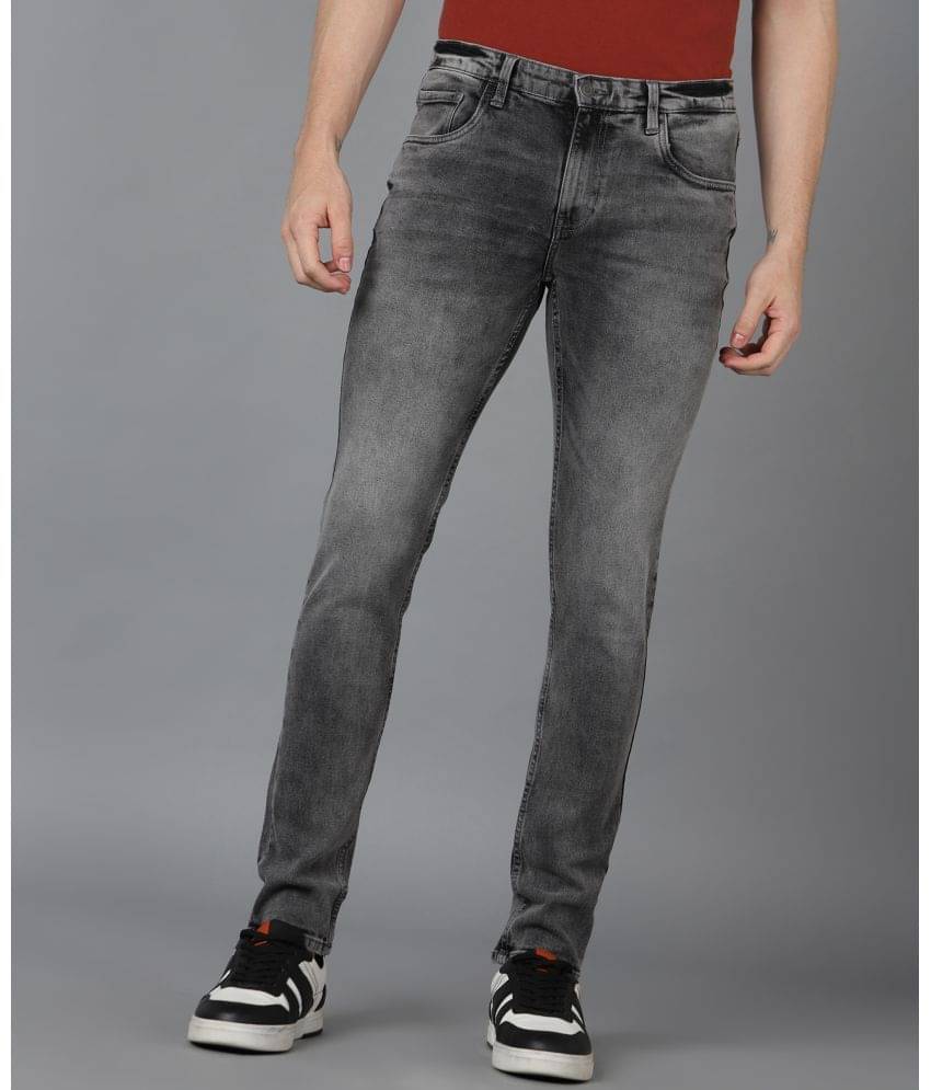     			Urbano Fashion - Grey Denim Slim Fit Men's Jeans ( Pack of 1 )