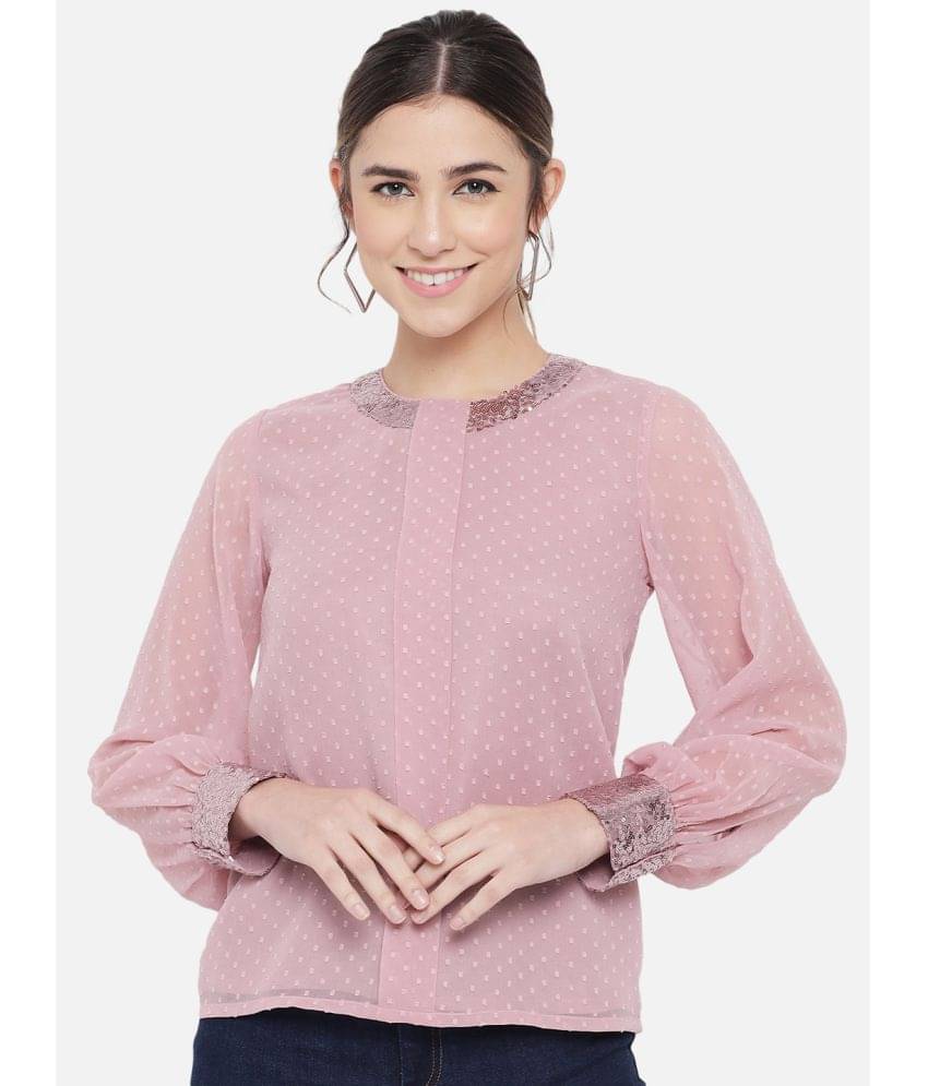 ALL WAYS YOU Women's Polyester Regular Top ( Pink ) ALL WAYS YOU Women's Polyester Regular Top ( Pink )