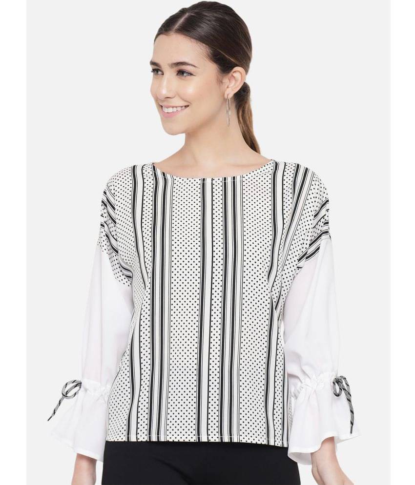 ALL WAYS YOU Women's Polyester Regular Top ( White ) ALL WAYS YOU Women's Polyester Regular Top ( White )