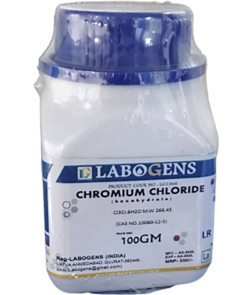 CHROMIUM CHLORIDE (hexahydrate) 100GM - Stationery | Buy online on ZillyBuy