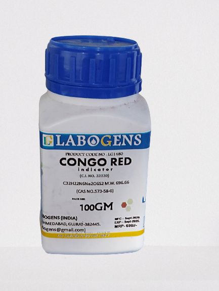     			CONGO RED indicator 100GM