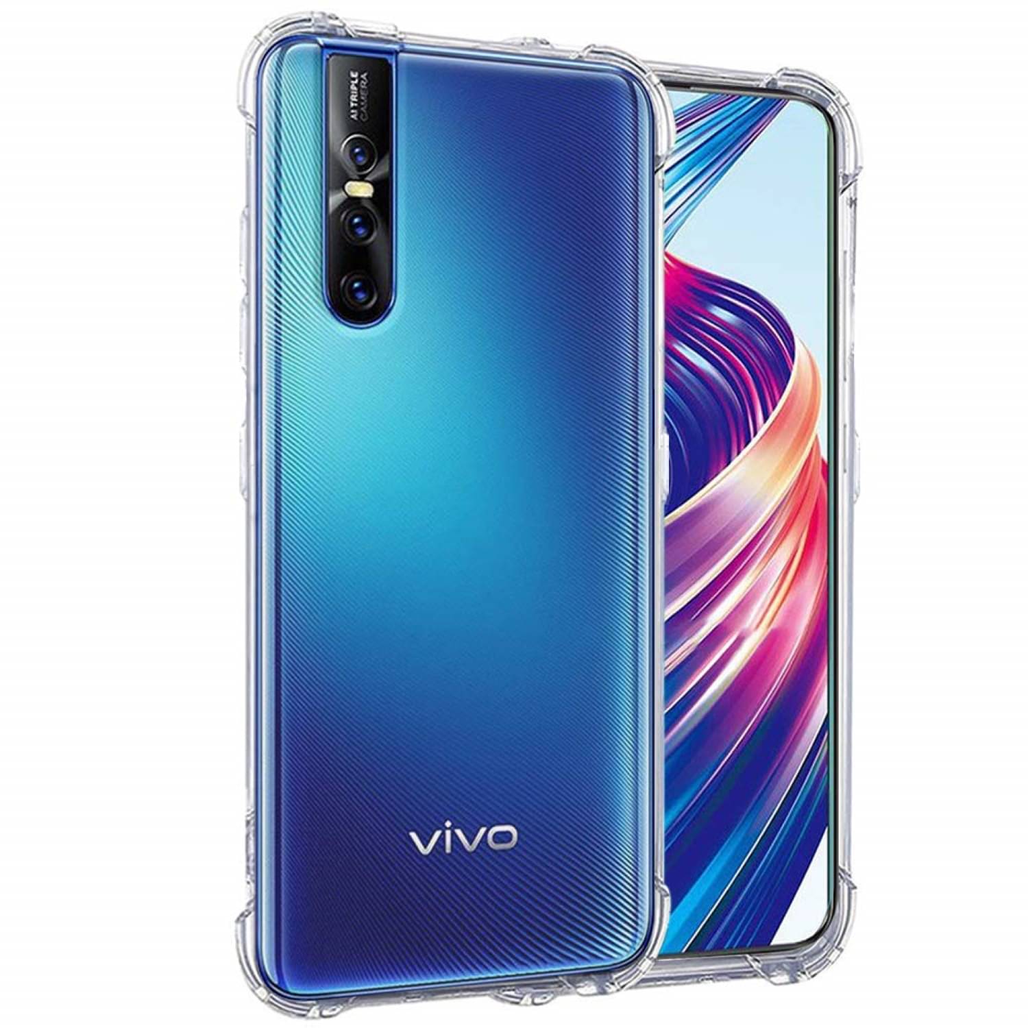 Case Vault Covers - Transparent Silicon Silicon Soft cases Compatible For Vivo V15 Pro ( Pack of 1 ) Case Vault Covers - Transparent Silicon Silicon Soft cases Compatible For Vivo V15 Pro ( Pack of 1 )