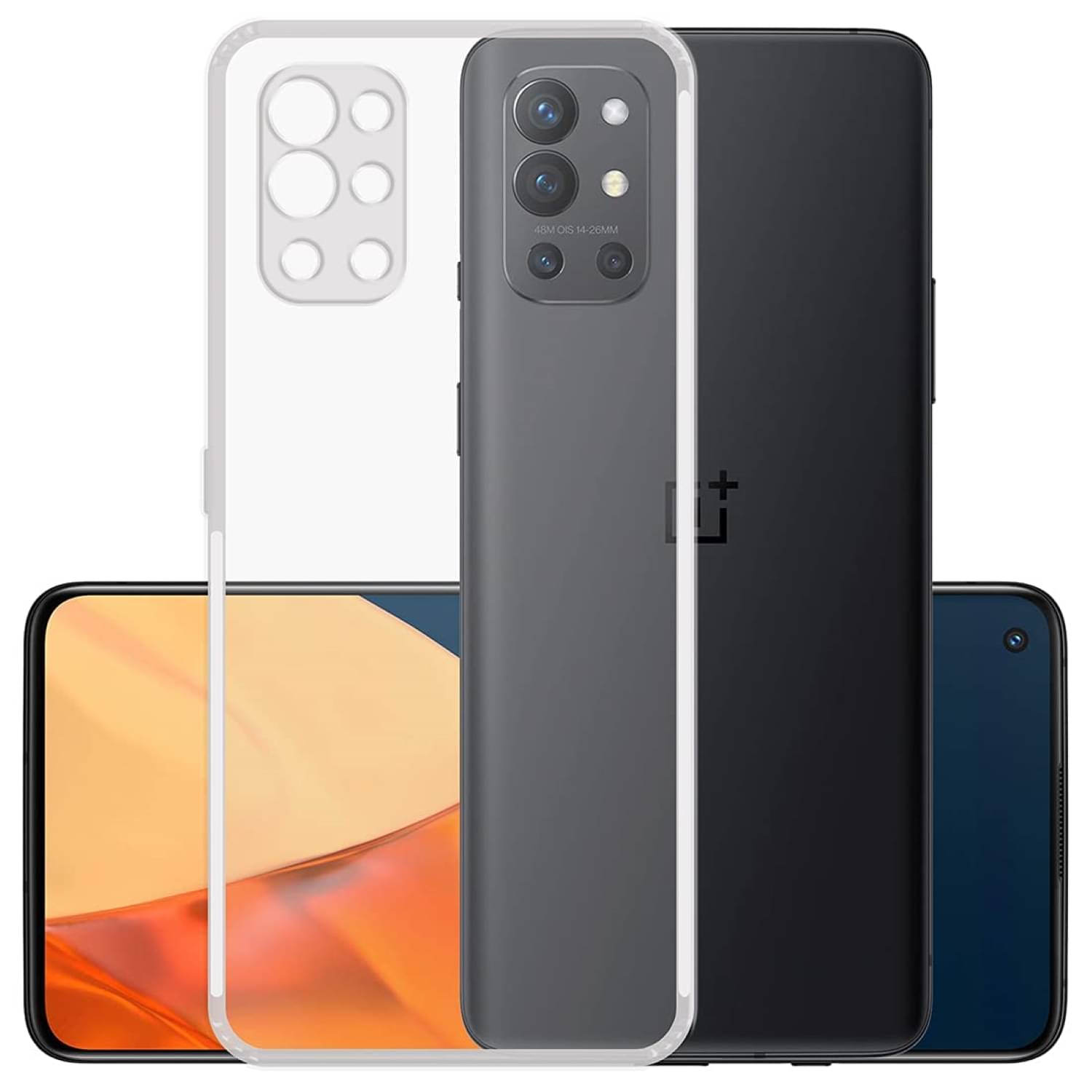     			Case Vault Covers - Transparent Silicon Silicon Soft cases Compatible For OnePlus 8T ( Pack of 1 )