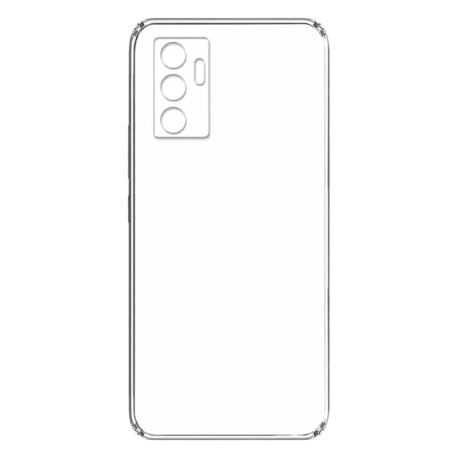     			Case Vault Covers - Transparent Silicon Silicon Soft cases Compatible For Vivo V23E ( Pack of 1 )