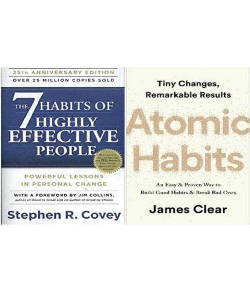 Combo Of 7 HABIT OF HIGHLY EFFECTIVE PEOPLES And ATOMIC HABIT (Paperback, Multiple Authors Combo Of 7 HABIT OF HIGHLY EFFECTIVE PEOPLES And ATOMIC HABIT (Paperback, Multiple Authors