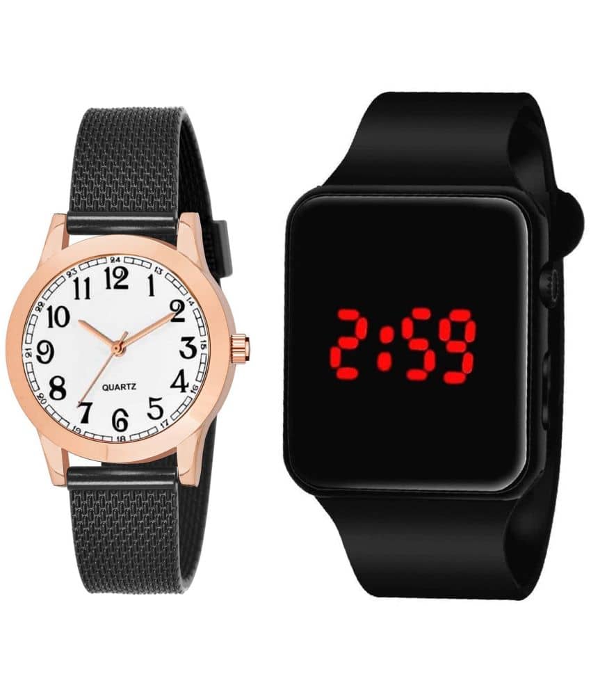 DECLASSE - Black PU Analog Womens Watch