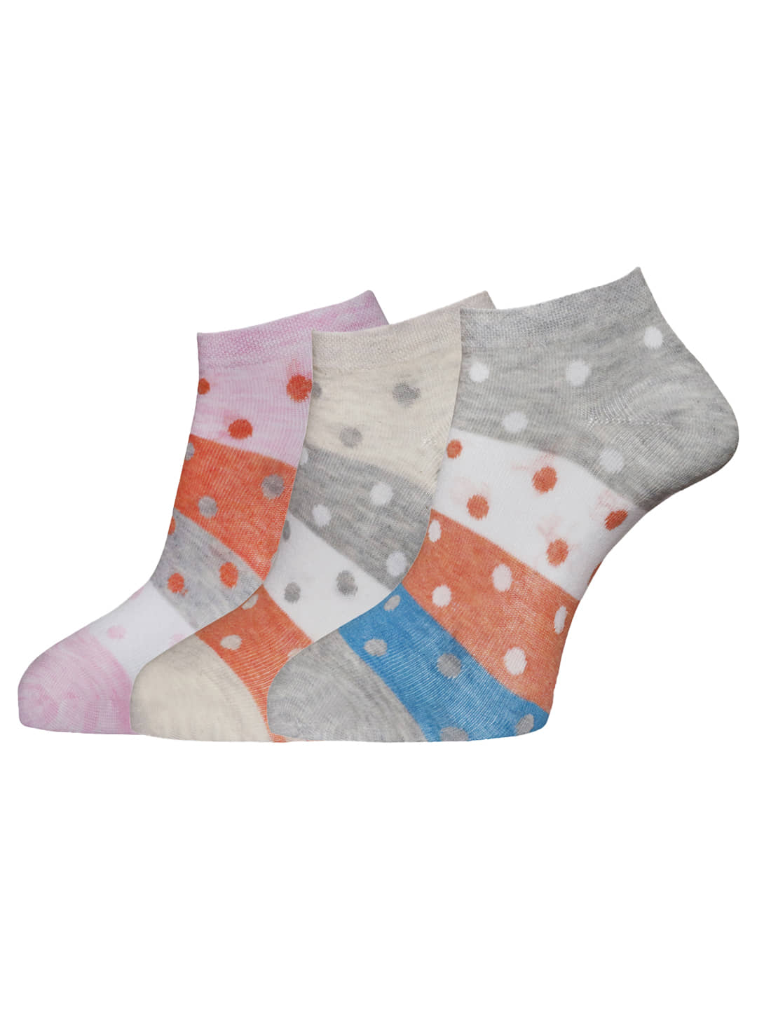 Dollar - Multicolor Cotton Women's Ankle Length Socks ( Pack of 3 ) - Socks | Buy online on ZillyBuy