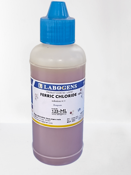     			FERRIC CHLORIDE 10% solution w/v 125ML